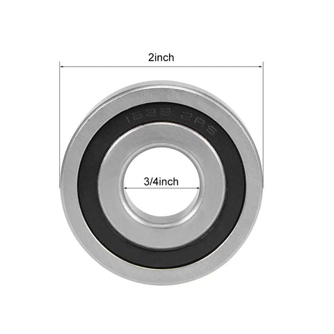 Upgrade Your Setup With 1638-2RS Deep Groove Ball Bearings In A Badass 2-Pack Built From Premium Chrome Steel featuring 3/4-Inch Bore.