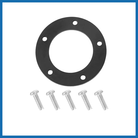 Universal Fuel Tank Sending Unit 240 To 33 Ohms Straight Forward Gauge Sender Replacement Drop In Design circular black plate with screws