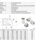 Pro Grade 304 Stainless Steel Ball Plunger And Spring Loaded Detent Screw 30 Pack 5 X 6 with detailed specifications and dimensions.