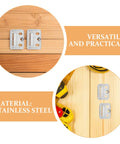 100 Pack Stainless Steel Wall Panel Clips For Home And Office Makes Renovations A Breeze No Sweat Installs on wooden panels.
