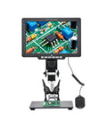 Digital Microscope With 10.1 Inch IPS Screen 2000X Magnification 12MP HD Camera 32GB Storage Ideal For Students And Lab Work PCB Repair