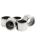 Rock Solid Spherical Rod End Bearings Featuring Tough Rubber Seal For Hassle Free Install And Silky Smooth Operation Needle Roller Kit 5Pc Set SCE1212 19 05 X 25 4 X 19 05 Mm - set of needle roller bearings showing smooth interior grooves.