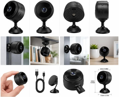Top Shelf 1080P PTZ Security Camera Featuring Reliable 4G Plus WiFi Connectivity Portable Indoor Outdoor Surveillance Rig With Slick Magnetic Wall Mount And Ample 16GB Storage For Smooth Monitoring on display.