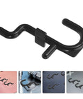 150 Pcs Plastic Pegboard Hooks For Tool Storage With Stable Holding Structure And Flexible Storage Layout Black Self Locking Peg Hooks for pegboard