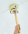 Pro Grade Smoke Sensor Extraction Tool Featuring A Rock Solid Aluminum Claw Grip designed to detach smoke sensors from ceilings.