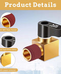 Durable Brass Air Compressor Drain Valve With One Quarter Inch NPT Male Thread Ball Type Drain Cock, product details view