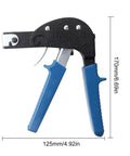 Heavy Duty Wall Anchors Setting Tool For Molly Bolts And Hollow Wall Anchors with non slip grip, carbon steel, dimensions shown.