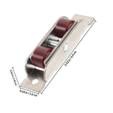 Top Shelf Heavy Duty Replacement For Sliding Window And Patio Door Sash Roller Wheels With Double Bearing Stainless Steel Pulleys, 2.52 in.