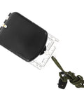 Survival Compass With Scale Multifunctional Orienteering Tool Portable Hiking Compass With Mirror And Glows In The Dark Needle shown closed