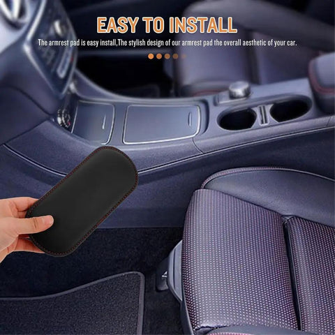 Heavy Duty Car Knee Cushion Pad For Dodge Ram ProMaster Trucks, plush memory foam, easy to install, showing armrest placement.
