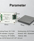 Smart Wifi Linear Actuator Controller Delivering No Sweat Forward And Reverse Control Through A Rock Solid Remote Switch image showing size and specifications