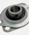 Tough As Nails 1-5/16 Inch Pressed Steel Two Bolt Flange Bearing with circular bore for efficient shaft rotation.