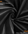 Close-up of Heavy Duty 600D Oxford fabric with waterproof PU coating for Firewood Log Hoop Cover