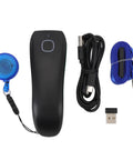 Wireless 1D Barcode Scanner Mini Handheld Pocket Reader With BT 2 4G 3 In 1 Connection and accessories