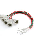 Heavy Duty E10 Screw Lamp Holder With Wire Nickel Socket For Small Bulbs 110V Test Rig No Messy Hookups showing five prewired sockets.