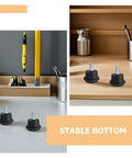 Rock Solid Office Chair Replacement Wheels And Bell Glides Heavy Duty Floor Savers For Hardwood Smooth Rolling Casters 10 Pack on a work desk.