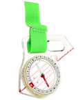 Directional Hiking Compass Thumb Orienteering Map Tool For Backpacking And Camping Fast Positioning Acrylic Compass with green strap