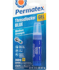 Blue Gel Threadlocker, Medium Strength All Purpose Lock And Seal For Bolts And Screws, Twist Applicator Delivers Precise Drops