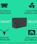 Long Range Three-Relay Dry-Contact MultiRelay for Smart Home Automation with Z-Wave for garage doors and sprinklers control