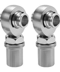 Seven Eighth Inch Fourteen Thread Heim Joint Rod Ends Pair Heavy Duty Steel Ball Bearings Steering Suspension Alignment Kit for Trucks and Cars with Spacers and Locking Nuts Built Tough For No Slack Setup - close-up view