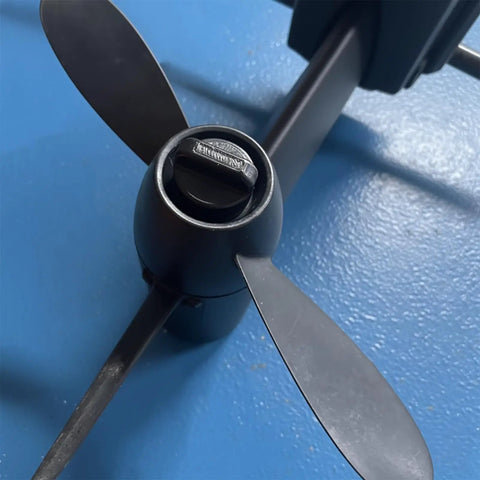 DIY Friendly Floating Nut Replacement For Drive Systems With 3 8-24 Threads Prop Nut Compatible For Floating Drives Easy Install And Precise Fit Two Pack For Quick Gear Alignment And Smooth Operation, showing the propeller assembly.