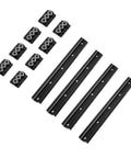 Top Shelf Double Axis Roller Ball Bearing Linear Guide Rail Track Plus Eight Pcs SGB10 Three Ball Slider Blocks 2750 Millimeter Length black aluminum rails and slider blocks
