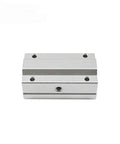 Pro Grade Linear Motion Bearing Slides SCS8LUU To SCS60LUU Range For CNC Parts And 3D Printers, High Precision Rails For Precision Machines, Smooth Low Friction Guides For CNC Milling And DIY Projects, SCS12LUU Compatible, aluminum linear bearing block