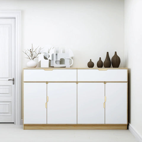 Six Inch Dark Gold Finger Pulls For Kitchen Cabinets And Drawers Aluminum Alloy Cupboard Handles Pack Of Ten on white cabinet.