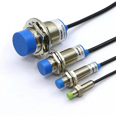 Inductive Proximity Sensor Built For Quick Install FR08-2DP Non-Flush Switch Motion Sensor Lj8a3-2-Z By Photoelectric Style Detection Durable Industrial Sensor For Automation, threaded metal body
