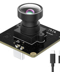 USB 3.0 UVC Camera Module With IMX415 Sensor, No Fuss Setup, 4K At 30FPS And 1080P At 60FPS, shown with cable.