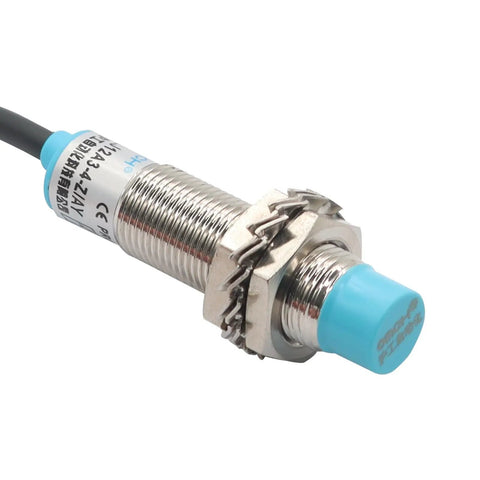 LJ12A3-4 Inductive Proximity Sensor Switch 4mm Sensing Distance M12 Housing PNP Normally Closed Output 2m Cable DC 6-36V