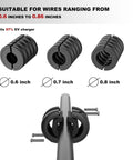 EV Charger Cable Retractor Ceiling Mount Tangle Free Cord Organizer Ditch The Cord Chaos For A Slick Garage Setup Smart Auto Return showing wire sizes 0.6-0.8 inches.