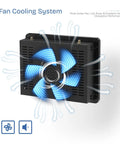 Cooling system of 7 Inch Embedded Panel PC with 10 Point Capacitive Touchscreen 1024x600 Display featuring fan cooled technology