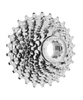 PowerGlide 11-Speed Cassette PG-1170 11-28T Silver for bikes, showing steel cogs and ultra smooth quiet shifting design.