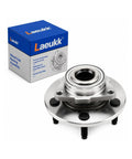 Heavy Duty Front Wheel Bearing Hub Assembly Compatible With Dodge Ram 1500 2002 Through 2008 Abs Free showing smooth hub design.