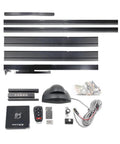 Heavy Duty Sliding Barn Door Hardware Kit With Smooth As Butter Aluminum Track System Built Tough For Homeowners Rust Proof Anti Scratch Finish And Effortless Daily Use, includes track pieces and hardware.