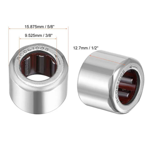 Bad Boy One Way Needle Roller Bearing Set RC061008 components with 3/8 inch and 1/2 inch sizes for mechanics and hot rodding.