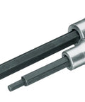Close-up of sockets from 40 Piece One Half Inch Drive Socket And Spanner Set Pro Grade With Dual Color Foam Tool Module.