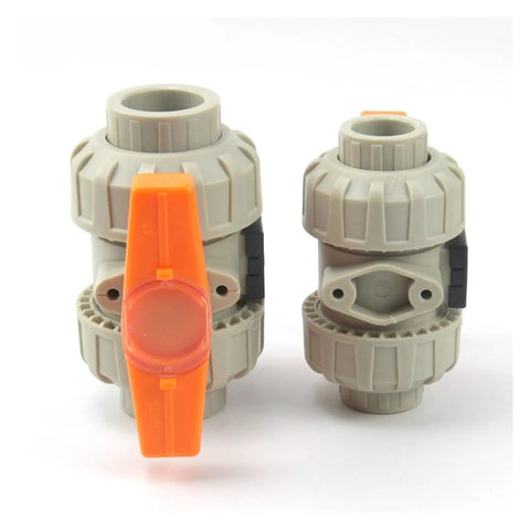 Rock Solid Double True Union Ball Valve For Heavy Duty Industrial Water Lines 20 to 50mm internal diameter slip valve.