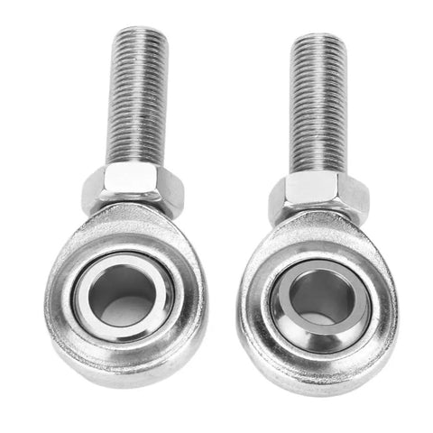 Two Pack Legit Heavy Duty Rod End Heim Joint Featuring Half Inch Size And Twenty Threads Per Inch Male Thread Connection designed for steering and suspension use.