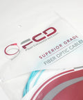 Om4 Lc To Lc Fiber Patch Cable 10Gbps Duplex Multimode 50 By 125 Micron 10 Meter in a clear package.