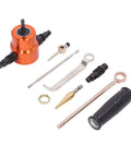 Pro Grade Double Head Electric Nibbler Attachment With 360 Degree Rotating Cutter and step drill kit for sheet metal cutting