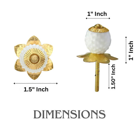 Top Shelf Set Of Six Crisp White Glass Cabinet Knobs For Kitchen Drawers And Dresser Hardware Featuring A Handcrafted Smooth Finish That Looks Pretty Dang Slick On Cupboards, detailed dimensions image.