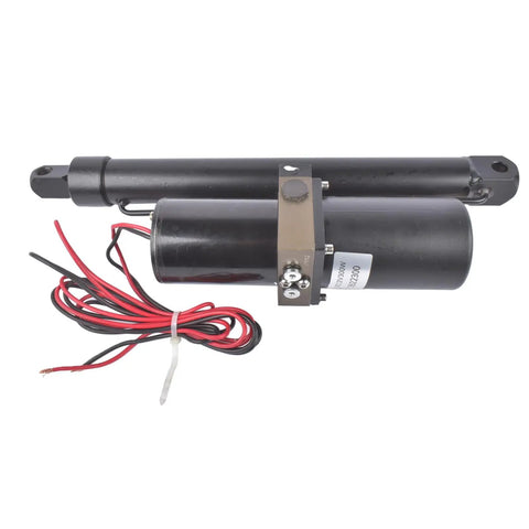 Battle Ready 1700 Lbs 12 Inch Hydraulic Linear Actuator 12 Volt Straight Push Lift Rig for Farm and Utility Work