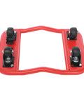 Heavy Duty Vehicle Wheel Dollies Set Of Four With 360 Degree Swivel Casters And Secure Brakes For Car Truck Atv Garage Shifting - red dolly with swivel casters