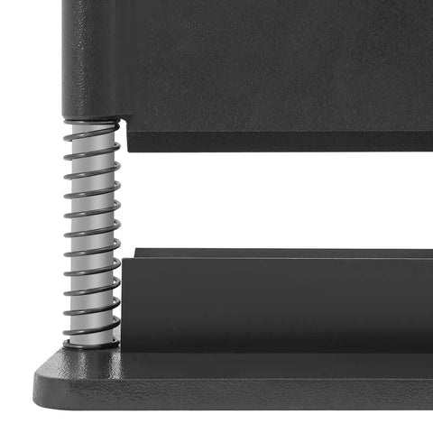 Close-up of spring and base of Heavy Duty Press Brake Attachment for 12 to 20 Ton Hydraulic Shop Presses