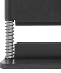 Side view of heavy-duty hydraulic press bending tool attachment for standard 12 or 20 ton shop presses with robust steel construction.