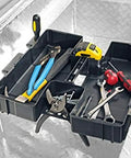 Heavy-Duty Plastic Tool Box Tray For Standard Crossover Tool Boxes Keeps Small Parts Tight And Organized 18 x 15.5 Inches Sold Individually Sliding Tray Accessory