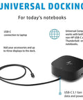 Slick 11 In 1 Usb C Dock And Thunderbolt Adapter Game Changer For Laptops With Single Cable Charging, showcasing USB-C dock with cable.