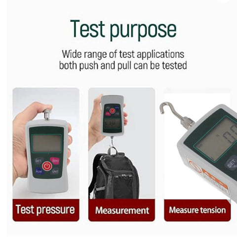 Dead Accurate Digital Force Gauge Compact Handheld Push Pull Tester for Material Mechanics measuring pressure and tension